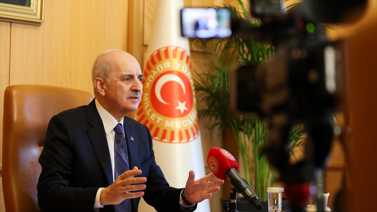 Tbmm Başkanı Kurtulmuş, Ukrayna Meclis Başkanı Stefanchuk Ile Video Konferans Görüşmesi Gerçekleştirdi Haberi