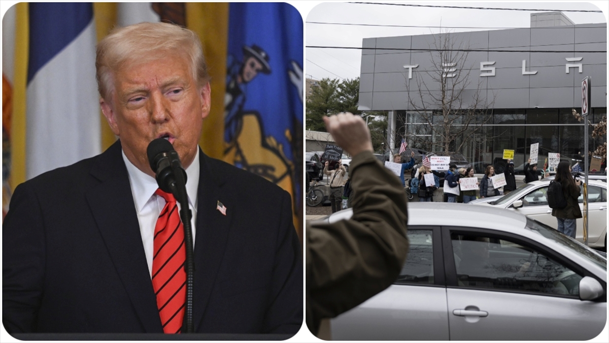 Abd Başkanı Trump’tan “Tesla Saldırıları”Na Karışanlara 20 Yıla Kadar Hapis Cezası Uyarısı Haberi