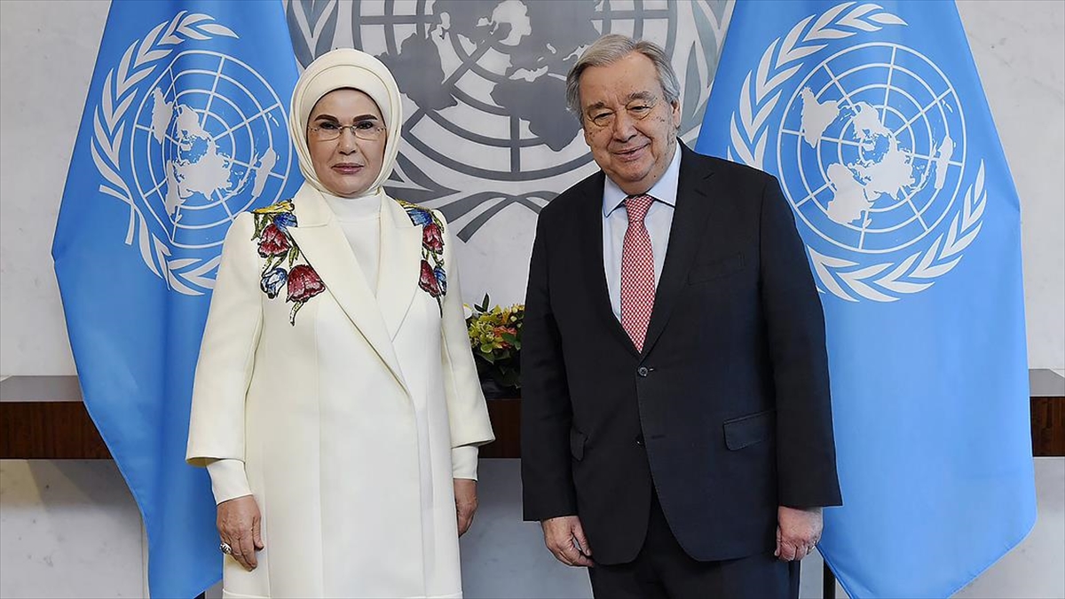Emine Erdoğan, New York’ta Bm Genel Sekreteri Guterres Ile Görüştü Haberi
