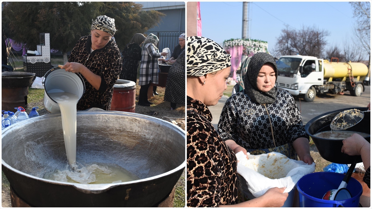 Özbekistan’da Nevruz Bayramı’na Özel Sümelek Tatlısını Yapma Geleneği Yüzyıllardır Yaşatılıyor Haberi