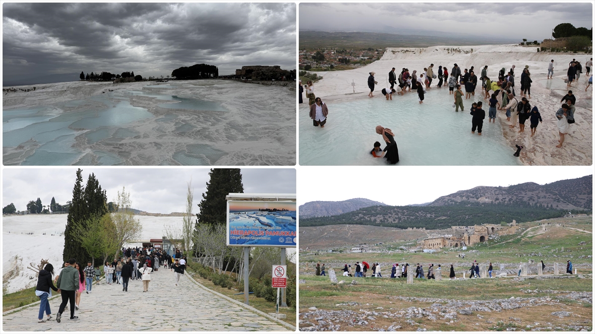 Pamukkale Bayram Tatilinin Başından Beri 19 Bini Aşkın Turist Ağırladı Haberi