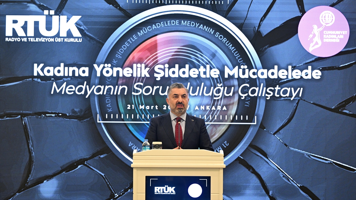 Rtük Başkanı Şahin, “Kadına Yönelik Şiddetle Mücadelede Medyanın Sorumluluğu Çalıştayı”Nda Konuştu Haberi