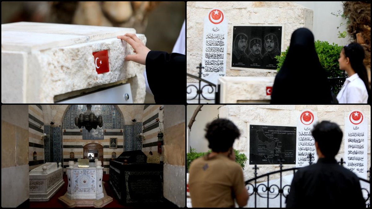 Şam’da Emevi Camisi’ne Gelenler, Selahaddin Eyyubi Türbesi Ve Türk Şehitlikleri’ni Ziyaret Ediyor Haberi
