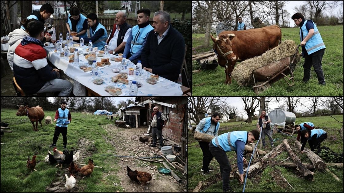 Sinop’ta Üniversite Öğrencileri Ramazanda Yaşlıları Yalnız Bırakmadı Haberi