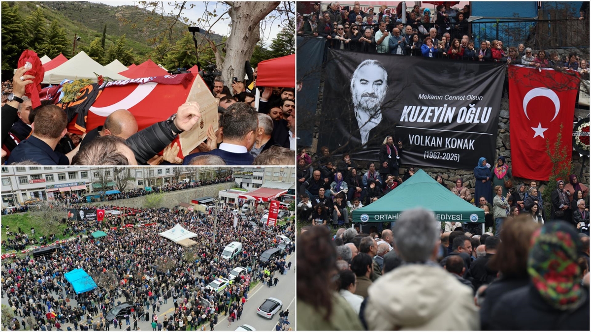 Sanatçı Volkan Konak Memleketi Trabzon’da Son Yolculuğuna Uğurlandı Haberi