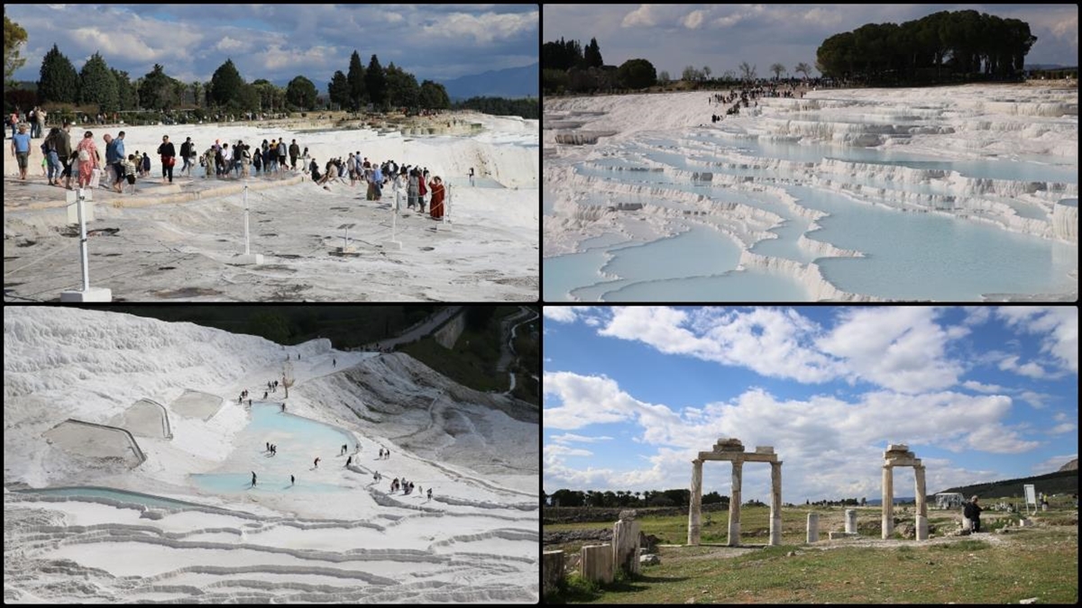 Yıla Turist Artışıyla Başlayan Pamukkale Bayram Tatilini De Dolu Geçirdi Haberi