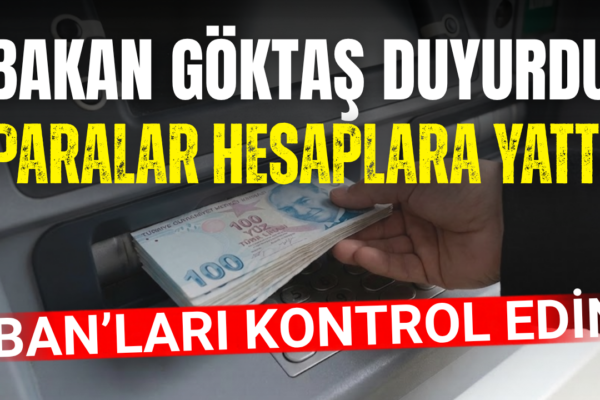 Evde bakım yardımı alanlara müjde: Ödemeler IBAN’lara yatmaya başladı